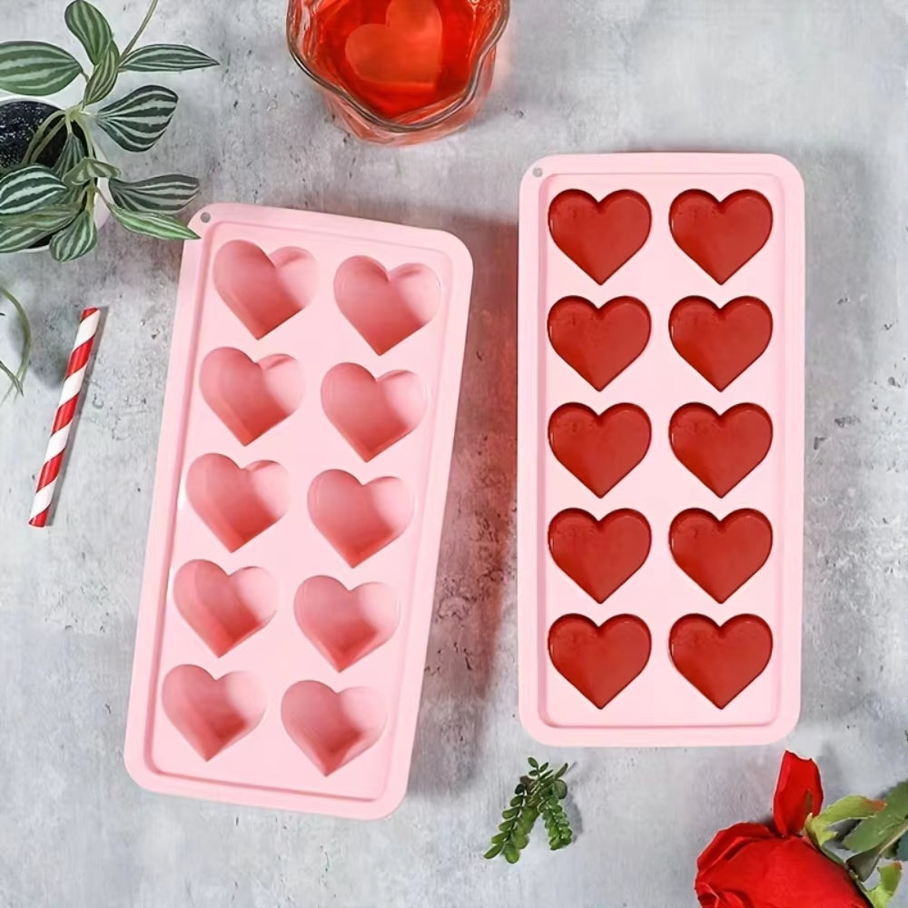 Heart-shaped Ice Cube Mold Multifunctional for Pudding Candy