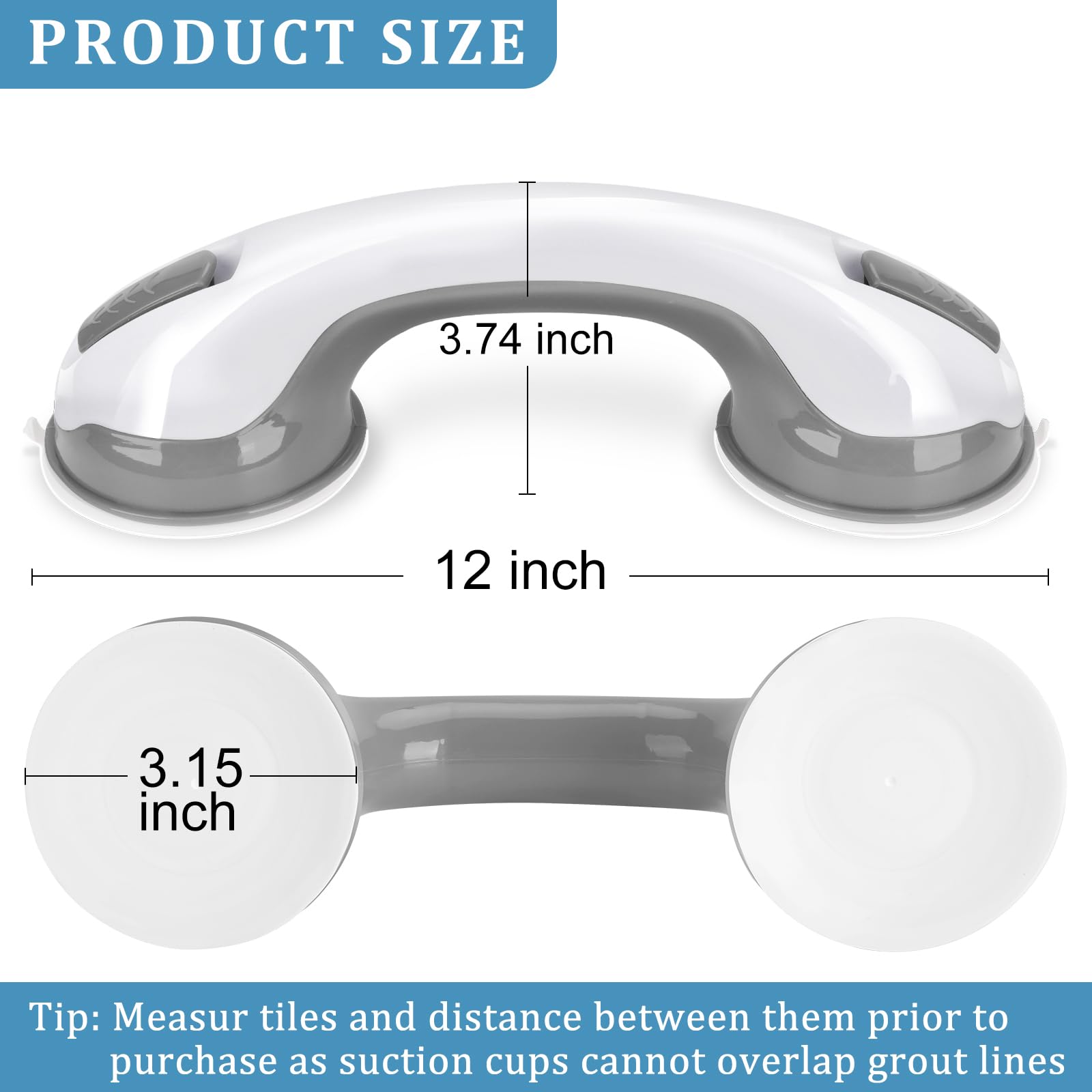 Swiss Support Handle for Bathtubs and Showers for Elderly