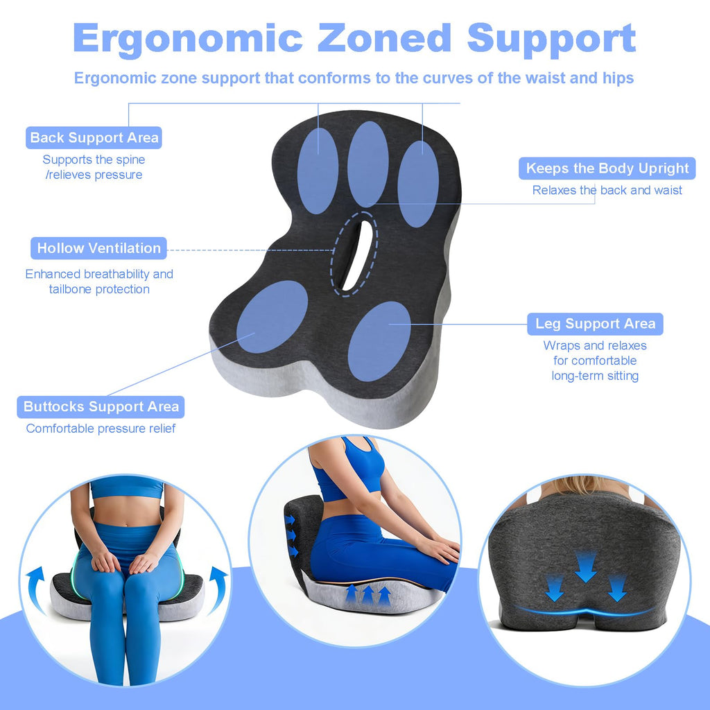 Non-Slip Memory Foam Seat