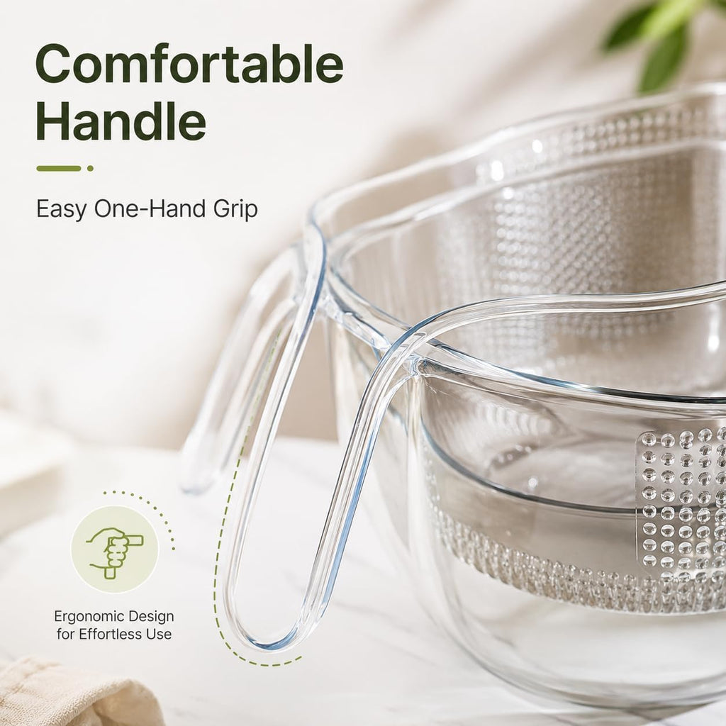 Acrylic Rice Washing & Drain Basket