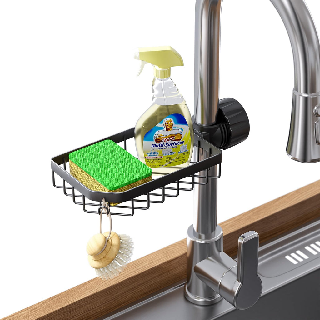 Stainless Steel Over Faucet Sponge Holder