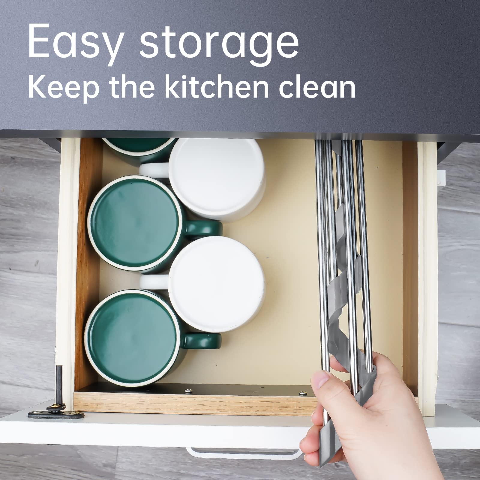 Triangle Roll-Up Dish Drying Rack