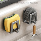 Adhesive Sink Caddy Sponge Holder & Drain Rack (4PCS)