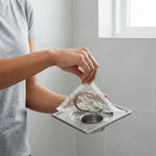 Shower Drain Hair Catcher Mesh Stickers