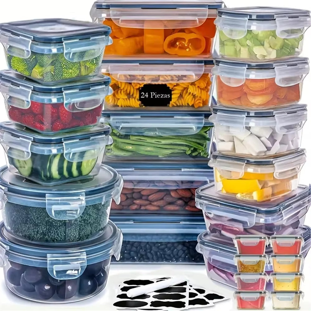 12PCS BPA-Free Food Storage Containers Set
