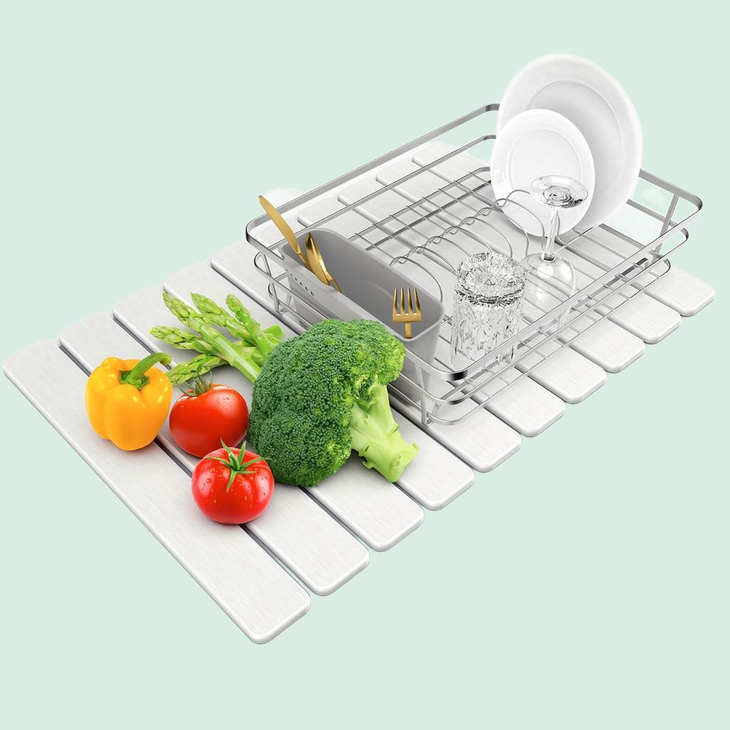 Large Stone Dish Drying Mat for Kitchen Counter