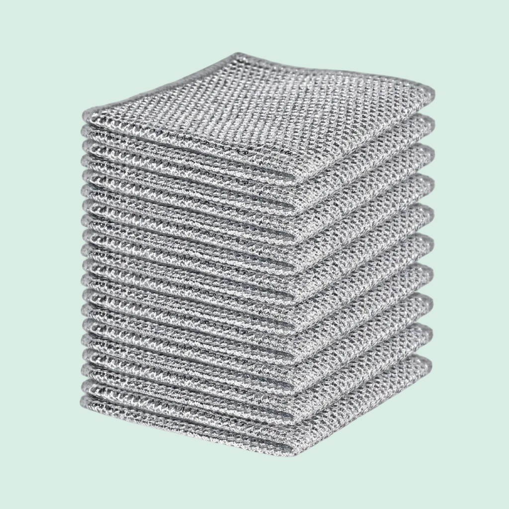 10PCS Non-Scratch Steel Wool Dishcloth Set