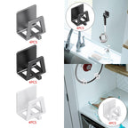 Adhesive Sink Caddy Sponge Holder & Drain Rack (4PCS)