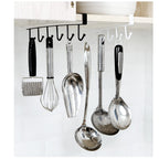 Multi-Purpose 6-Hook Under Shelf Organizer