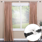 Self Adhesive No Drill Adjustable Curtain Rod Holder Hooks 8PCS