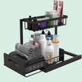 Under Sink Sliding Drawer Organizer with Pull-Out Shelves
