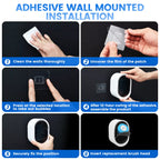 Disposable Toilet Brush Set with Wall Holder