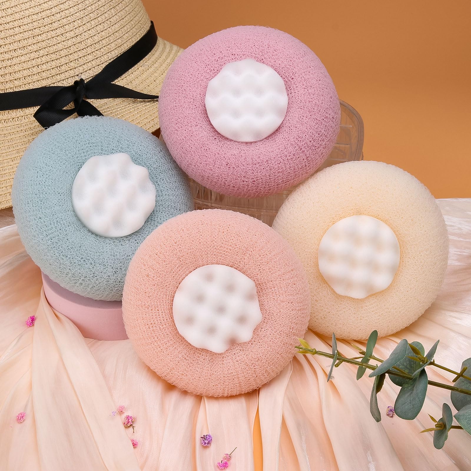 Super Soft Sunflower Suction Cup Bath Ball