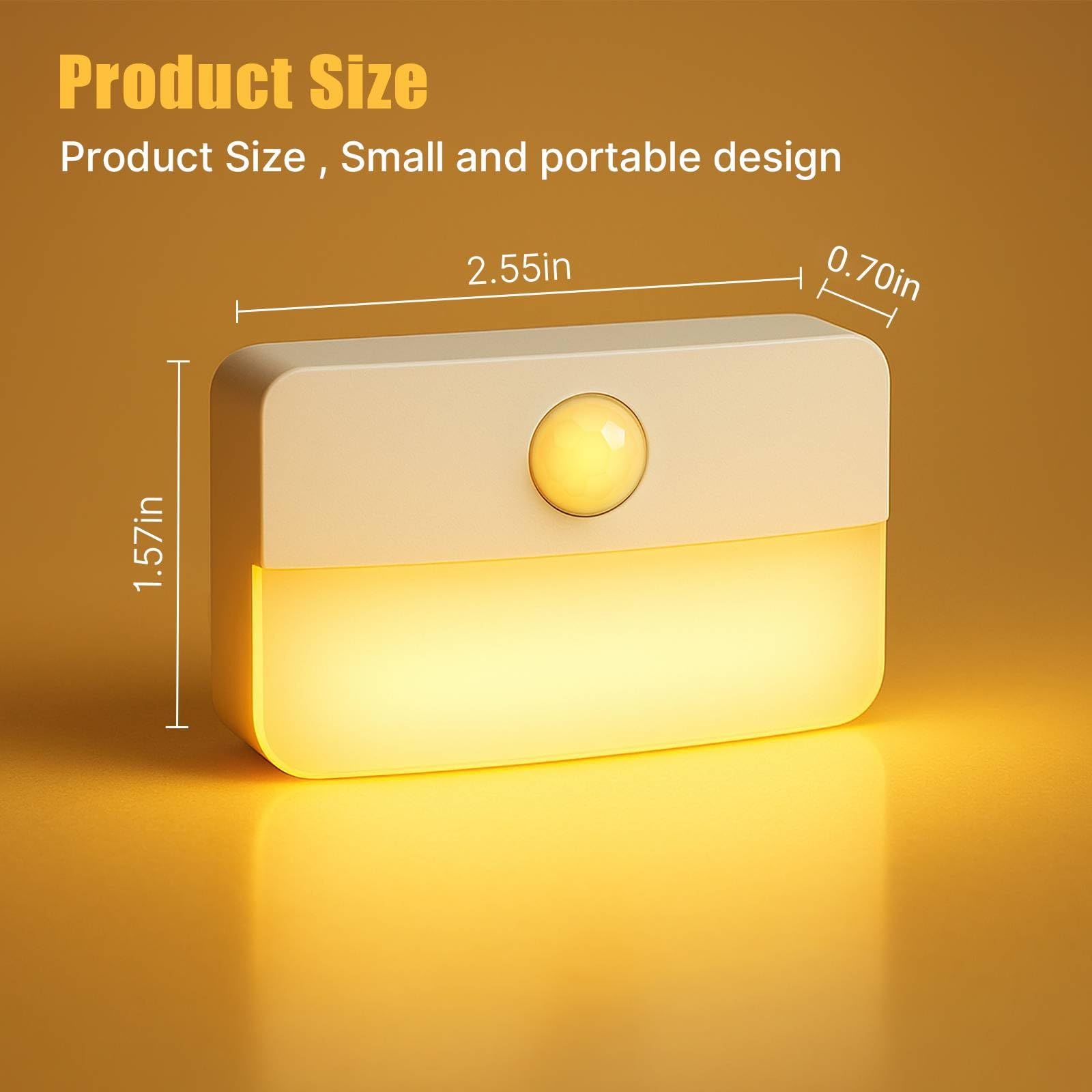 Motion Sensor Stair Light for Indoor (3PCS)