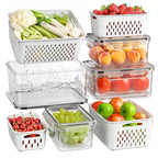 8PCS Fruit Storage Containers for Fridge