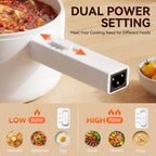 1.5L Mini Hot Pot, Ceramic Glaze Non-stick Portable Pot