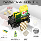 Kitchen Sink Sponge Holder Cleaning Tools Storage