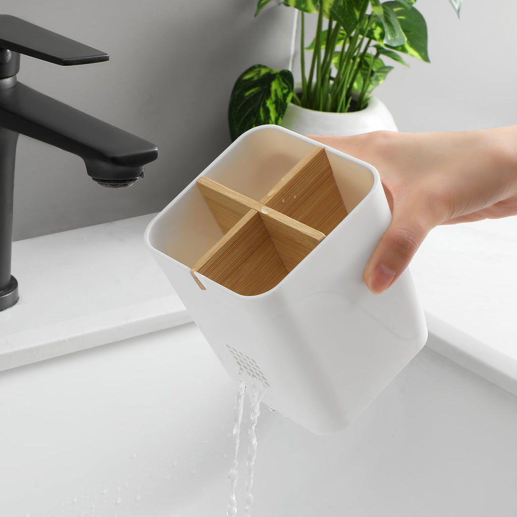 Toothbrush Holders Drainage for Bathrooms