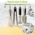 Stainless Steel Kitchen Funnel for Filling Bottles, Transferring Liquid, Oil, Juice, Milk