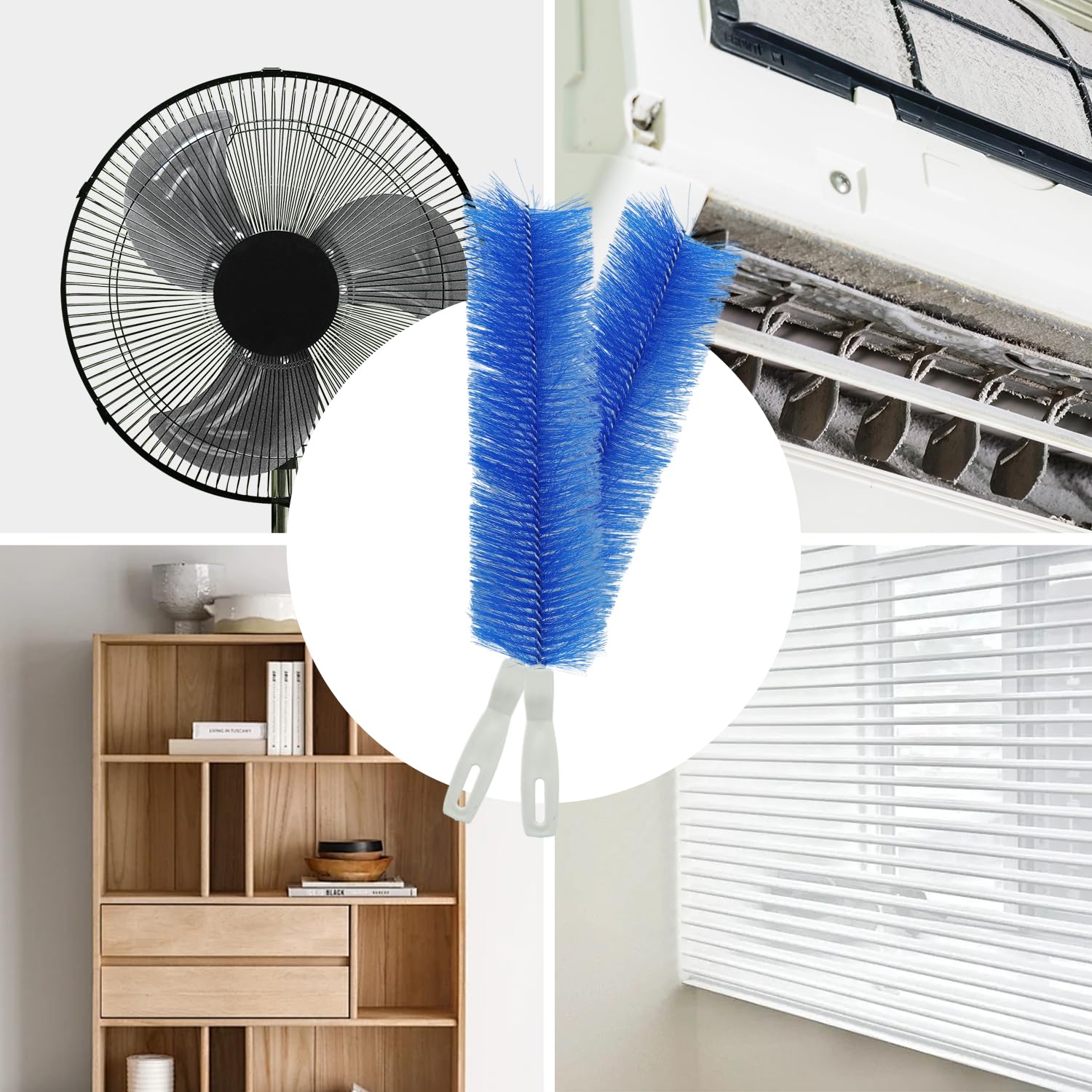 Fan Cleaning Brush Reusable Removes Dirt from Fans
