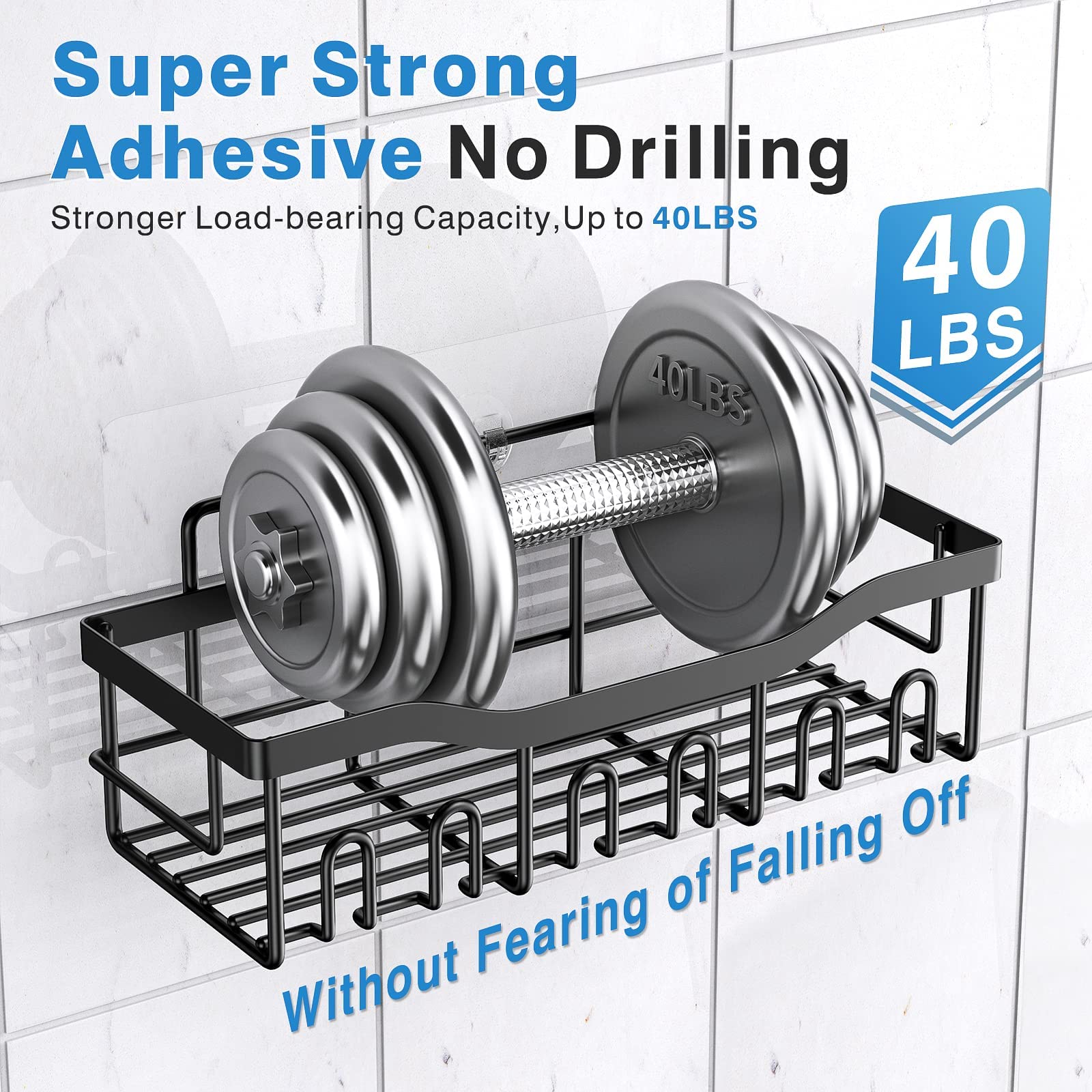 5 Pack Rustproof Stainless Steel Bath Organizers