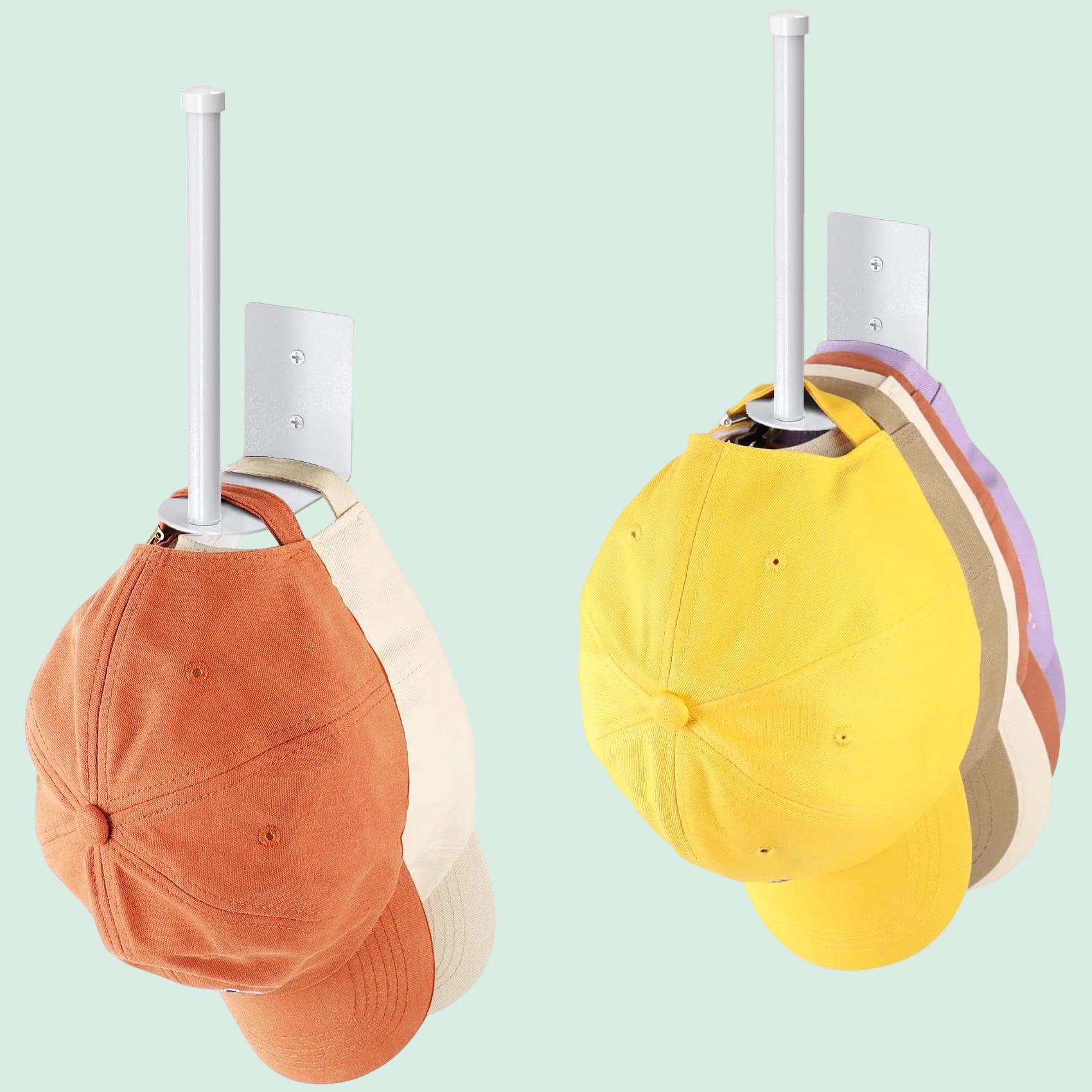 2 Pack Hat Racks for Baseball Caps