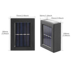 Waterproof Solar Powered Outdoor Patio Wall Decor Light (2PCS)