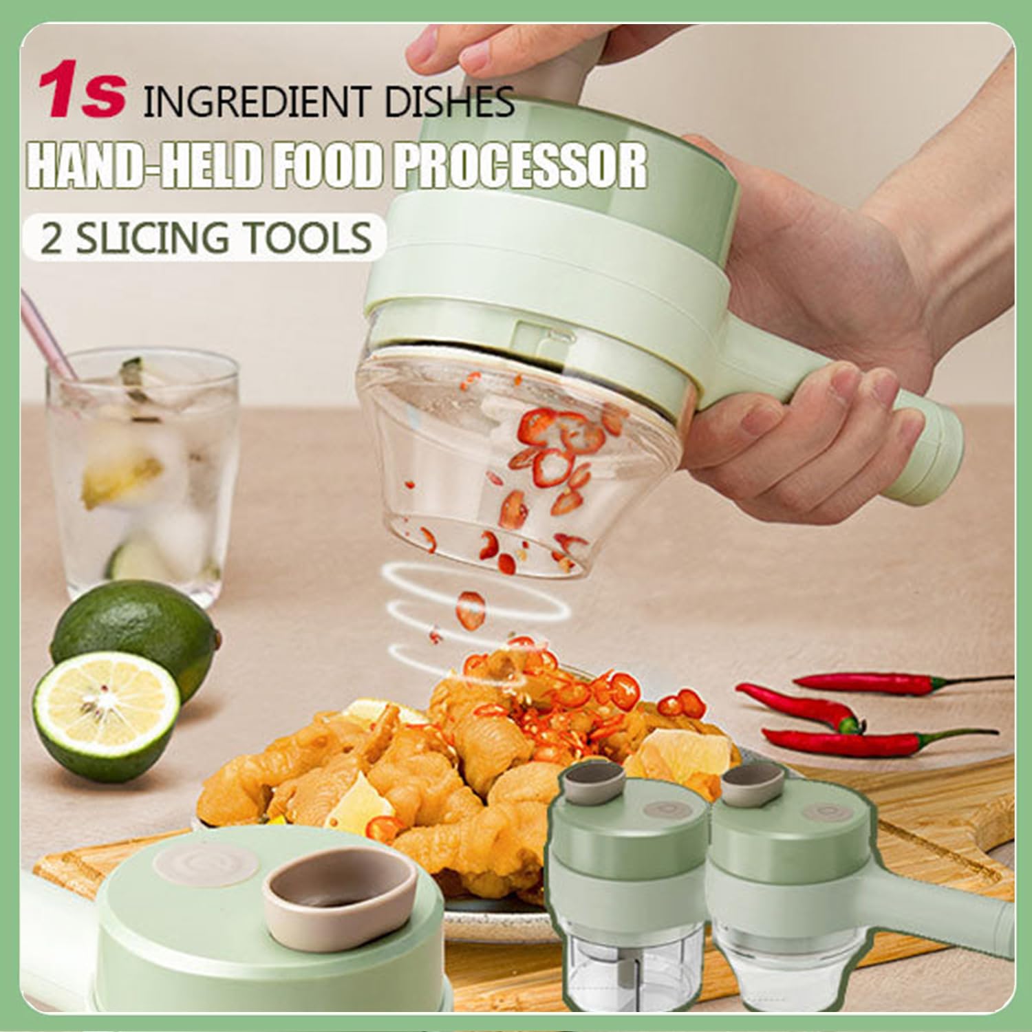 5 in 1 Electric Vegetable Chopper, Smart Kitchen Appliances