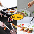 Stainless Steel Kitchen Cooking Tweezers (2pcs)