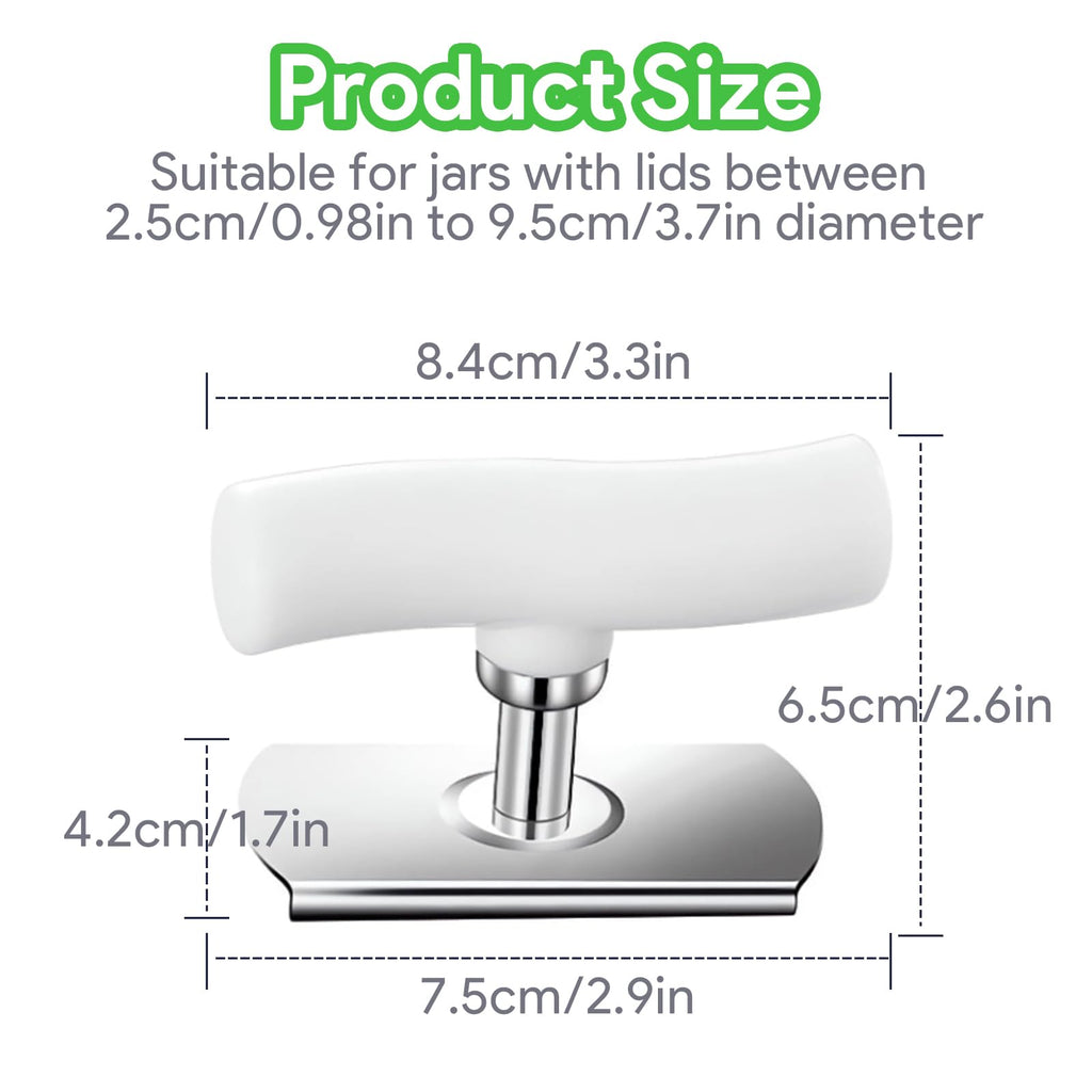 2PCS Jar & Bottle Opener for Weak Hands