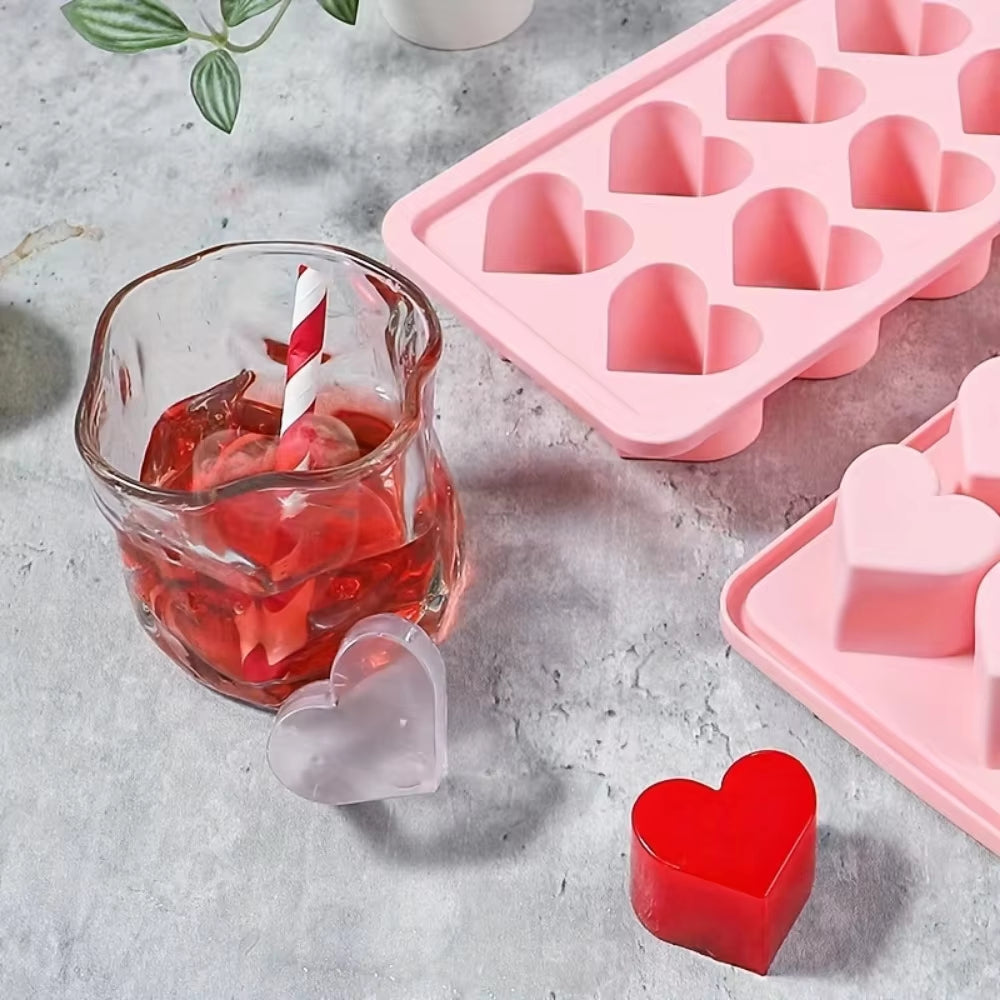 Heart-shaped Ice Cube Mold Multifunctional for Pudding Candy