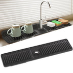 Faucet Mat for Kitchen Sink, Silicone Sink Splash Guard