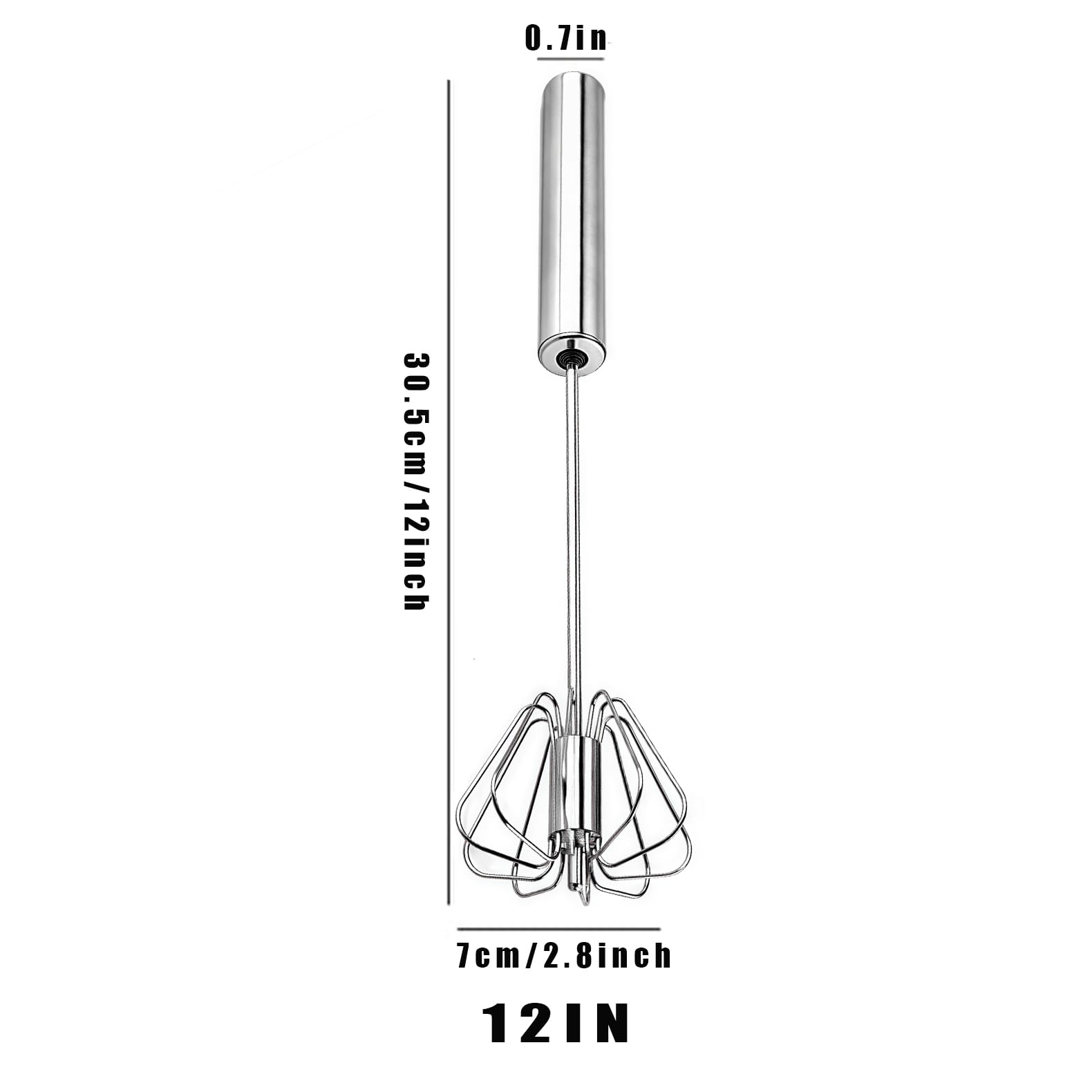 Stainless Steel Automatic Egg Whisk