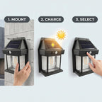 New Outdoor Solar Wall Lamp