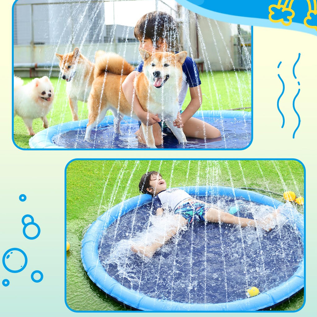 Refreshing Dog Sprinkler Pad