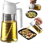 2 in 1 Olive Oil Dispenser Bottle for Kitchen Gadgets