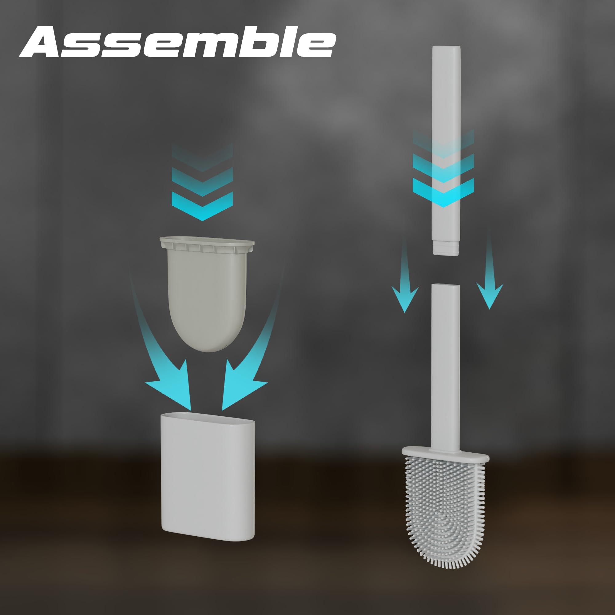 Silicone Toilet Brushes & Holders