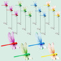 12PCS Dragonfly Garden Clips & Stakes