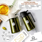 2-in-1 Olive Oil Sprayer & Dispenser Bottle
