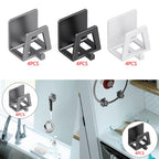 Adhesive Sink Caddy Sponge Holder & Drain Rack (4PCS)