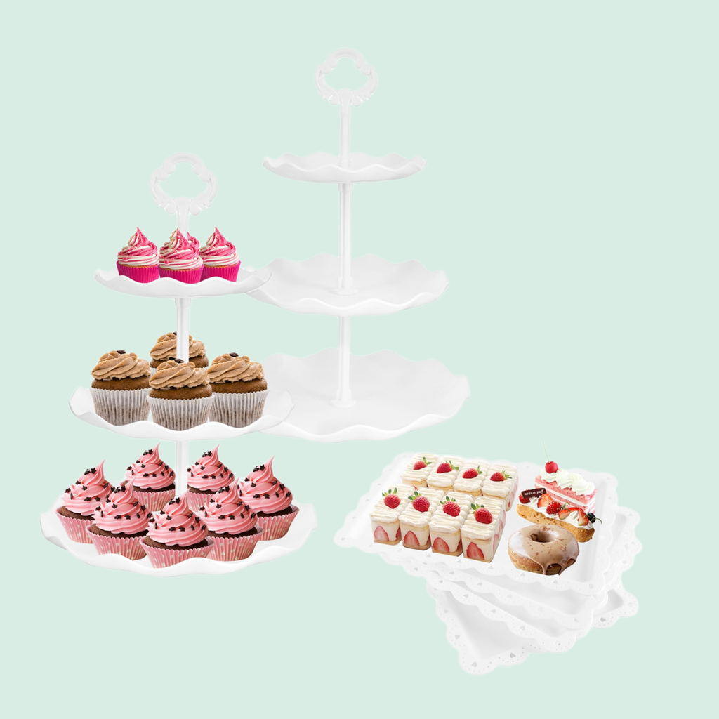 6PCS Dessert Table Display & Cupcake Stand Set