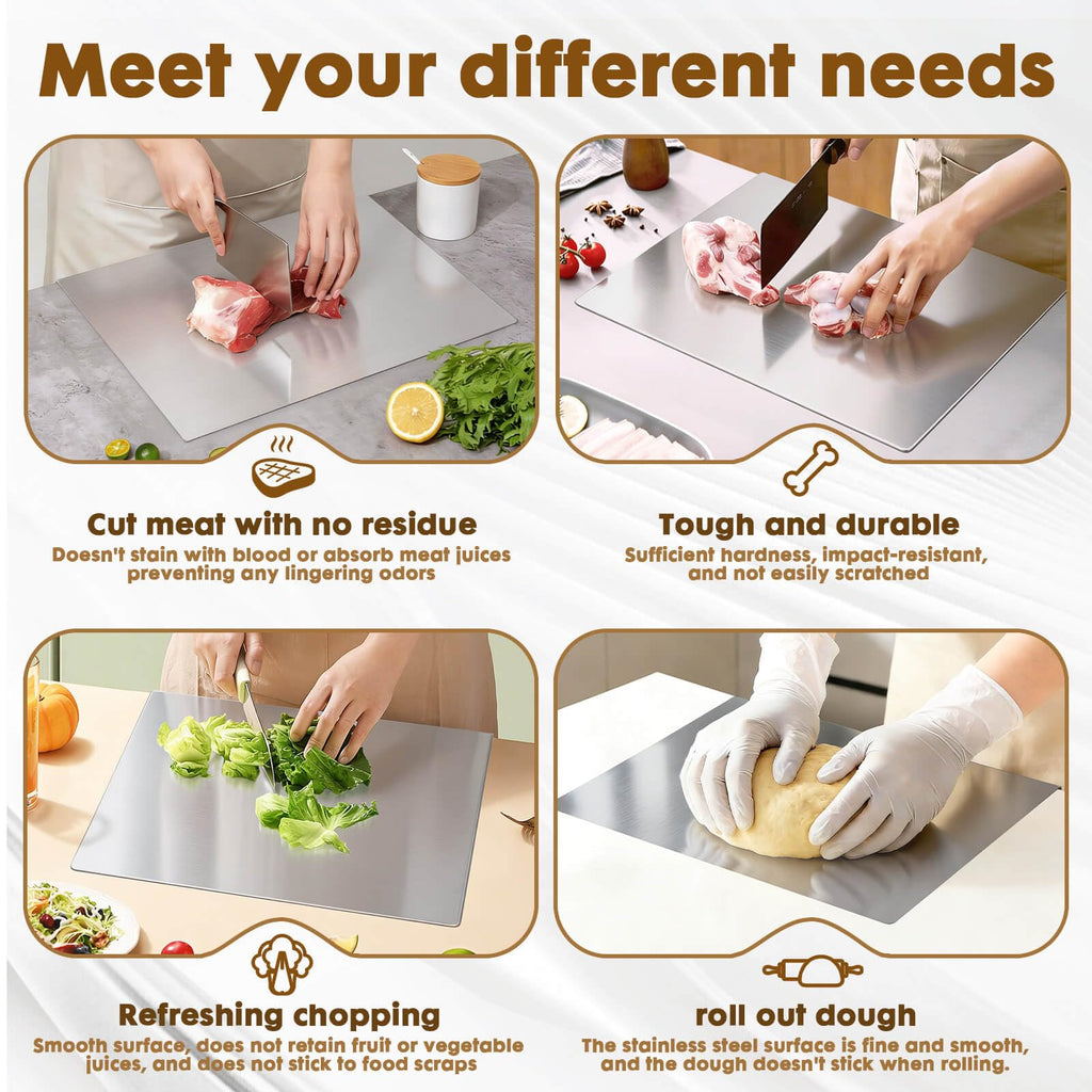 Stainless Steel Cutting Board for Kitchen