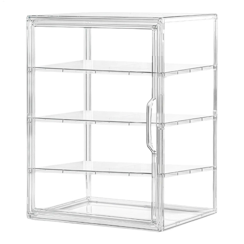 4-Tier Acrylic Bakery Display Case Bread Storage Box