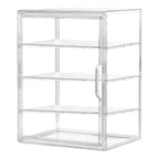 4-Tier Acrylic Bakery Display Case Bread Storage Box