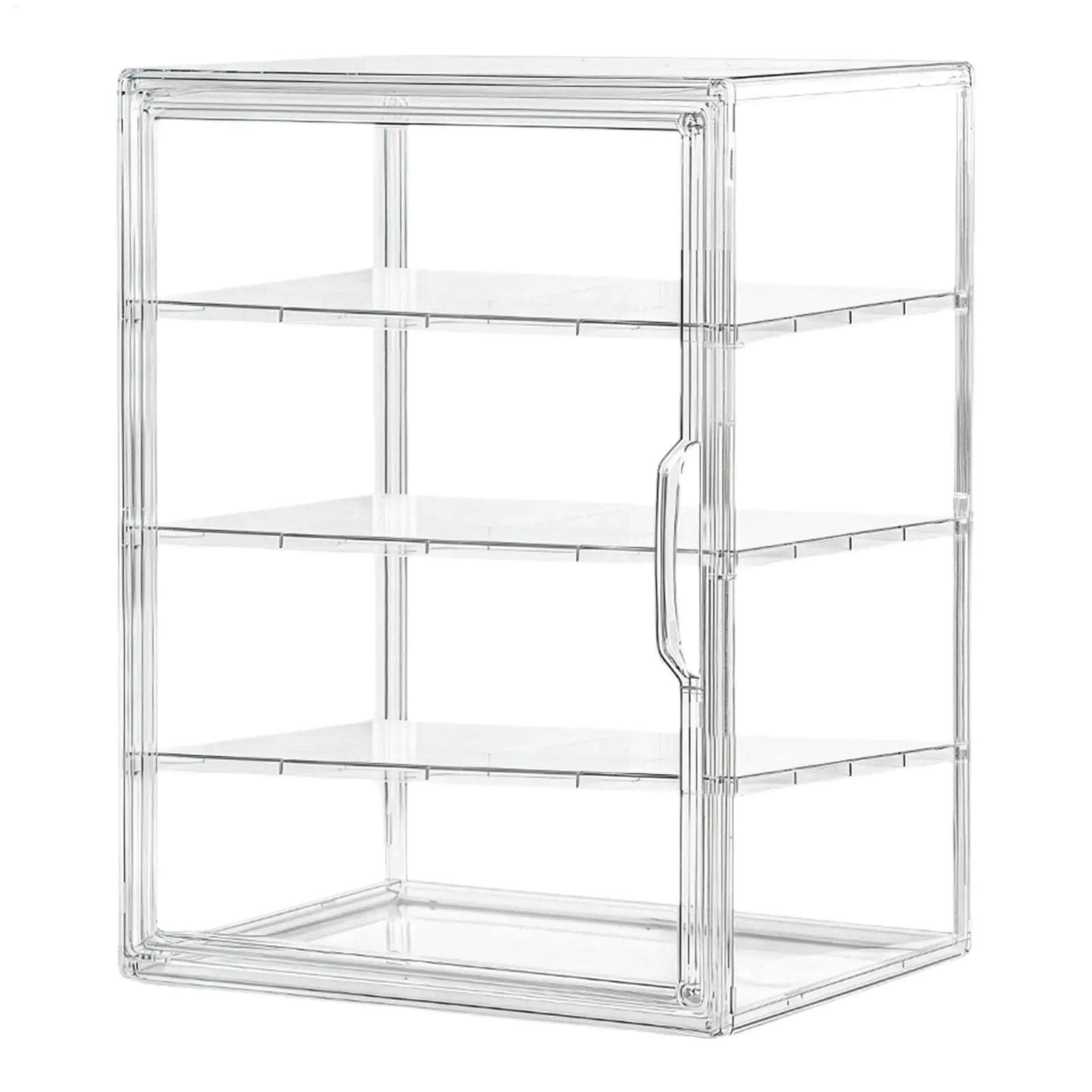 4-Tier Acrylic Bakery Display Case Bread Storage Box