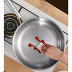 Titanium Nonstick Frying Pan with Fish Scale Pattern