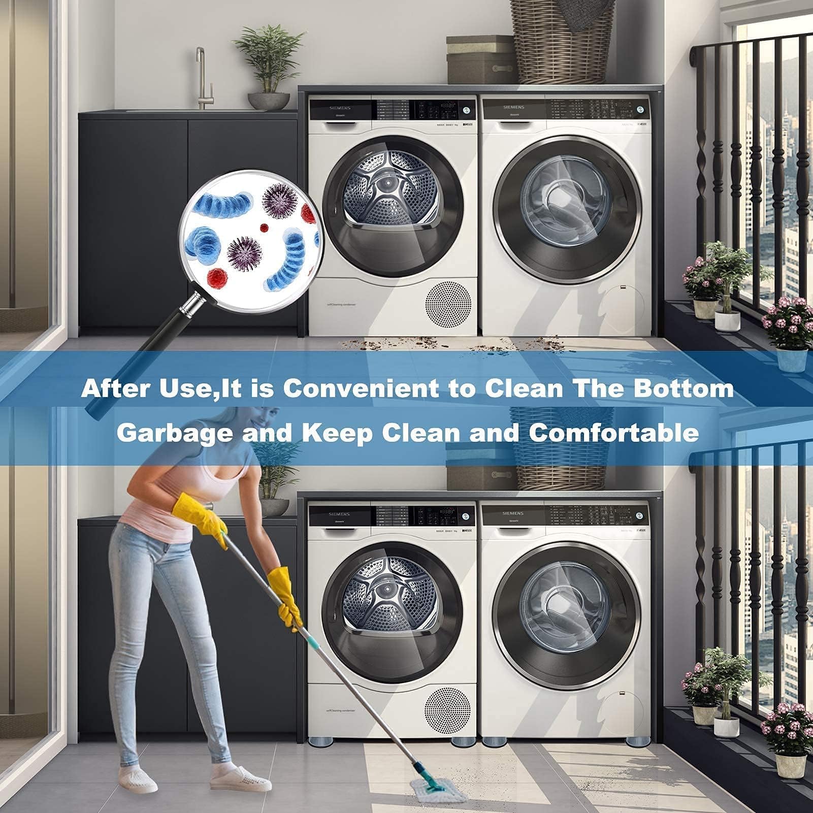 Non-Vibration Washing Machine Feet