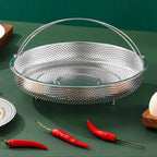 Stainless Steel Steamer Basket with Handle