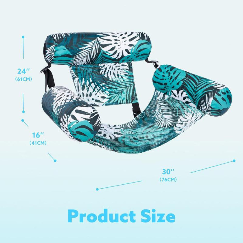 Inflatable Water Hammock Floating Pool Lounger