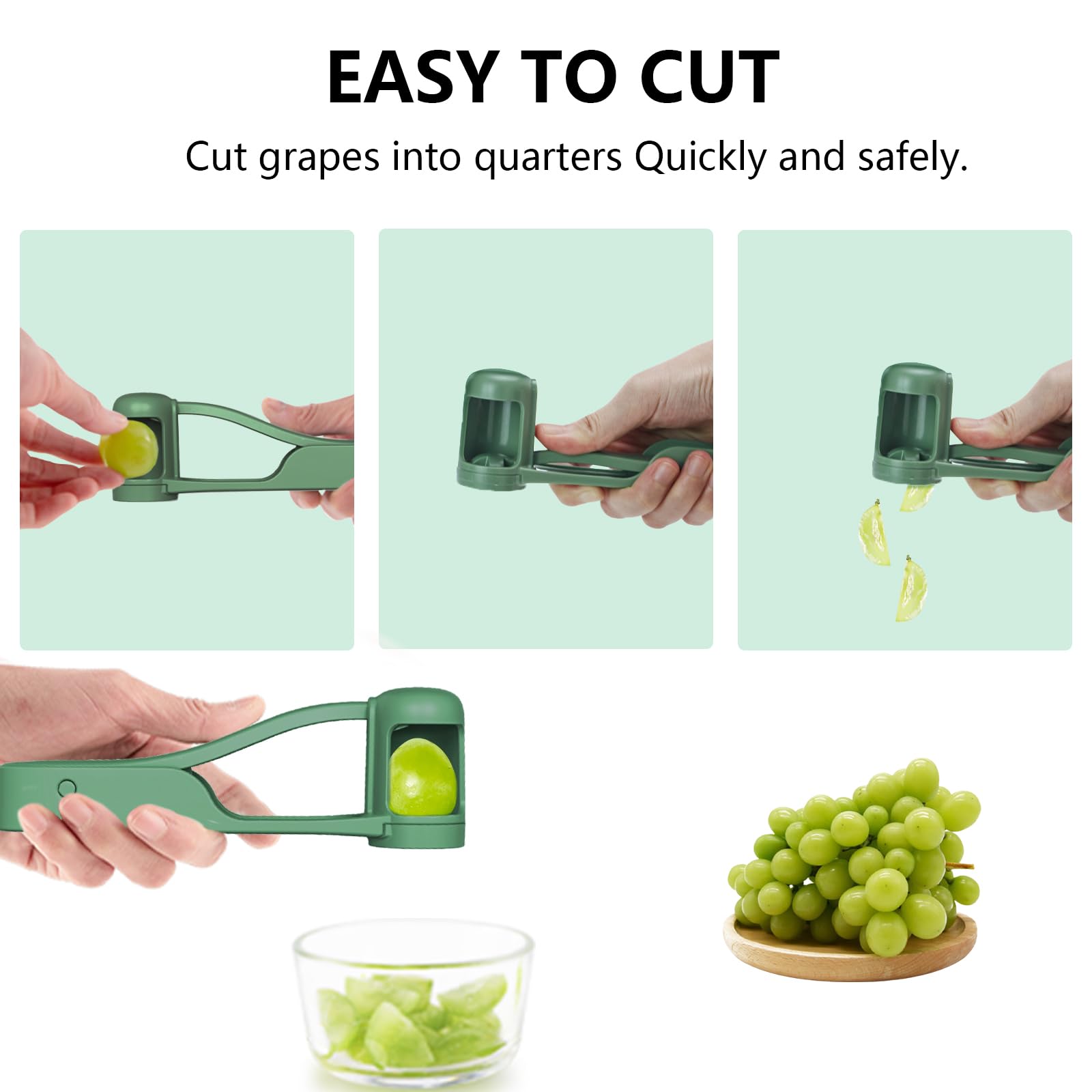 Stainless Steel Grape Cutter for Toddlers